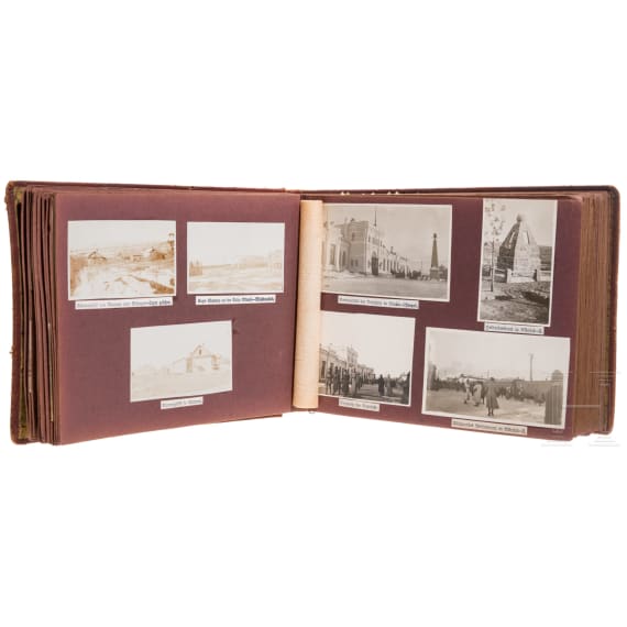 Seltenes Fotoalbum aus russischer Kriegsgefangenschaft &bdquo;Sibirien 1914 - 1920&ldquo;