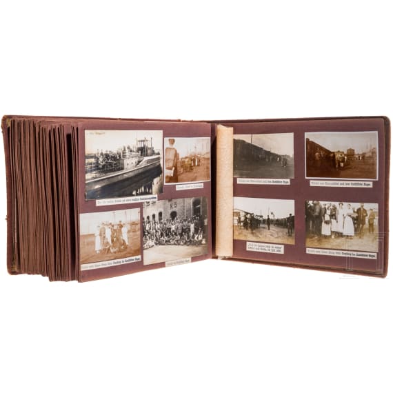 Seltenes Fotoalbum aus russischer Kriegsgefangenschaft &bdquo;Sibirien 1914 - 1920&ldquo;