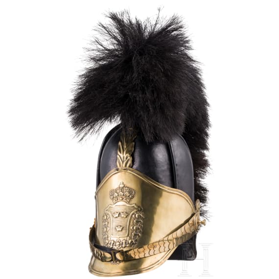 Helm M 1823 f&uuml;r Dragoner der k&ouml;niglich-schwedischen Leibgarde