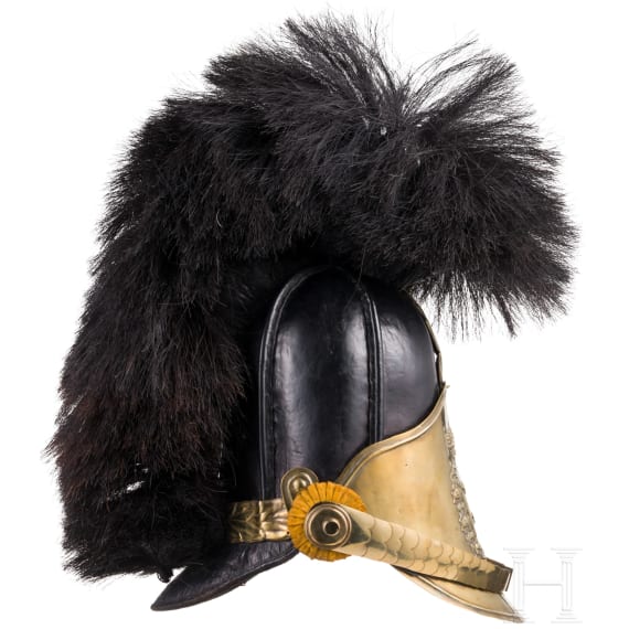 Helm M 1823 f&uuml;r Dragoner der k&ouml;niglich-schwedischen Leibgarde