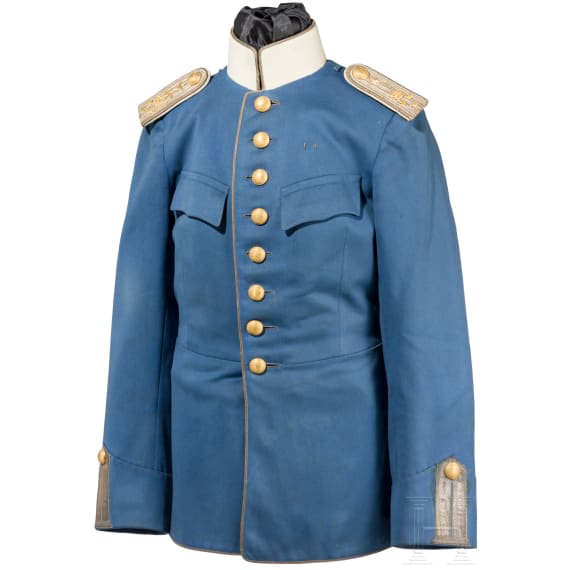 Waffenrock M 1895 f&uuml;r Offiziere der Dragoner, datiert 1915