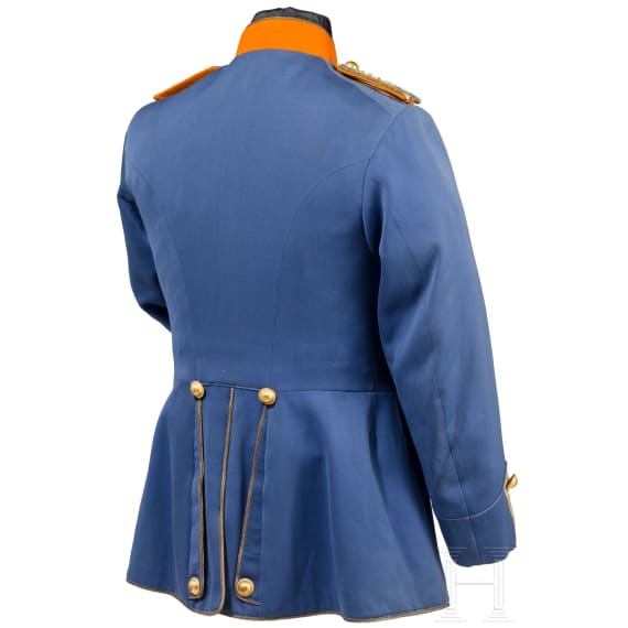 Waffenrock M 1895 f&uuml;r Offiziere der Norrland Dragoner und eine Stiefelhose