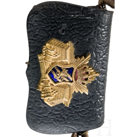 Kartuschkasten M 1893 und Bandelier f&uuml;r Offiziere der schwedischen Artillerie