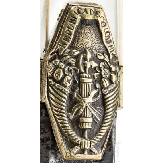 General Antonio Jos&eacute; Sucre (1795 - 1830) - Geschenks&auml;bel der Republik Gro&szlig;kolumbien, um 1824