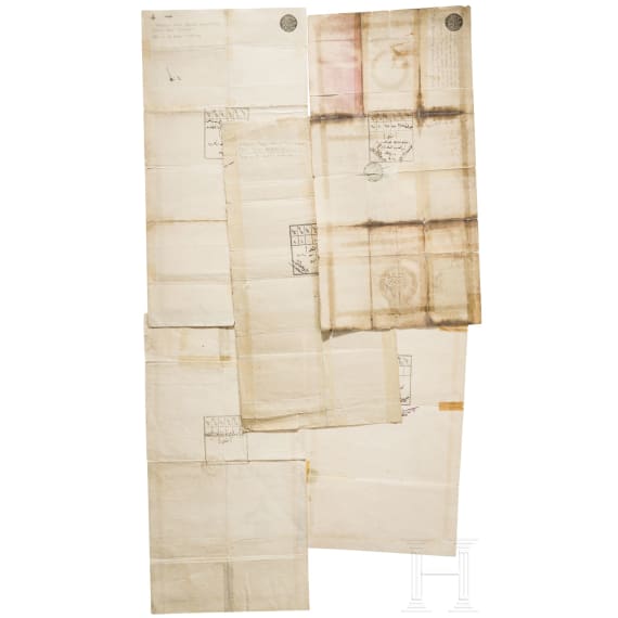 Six Ottoman documents under Enver Pasha, before 1918