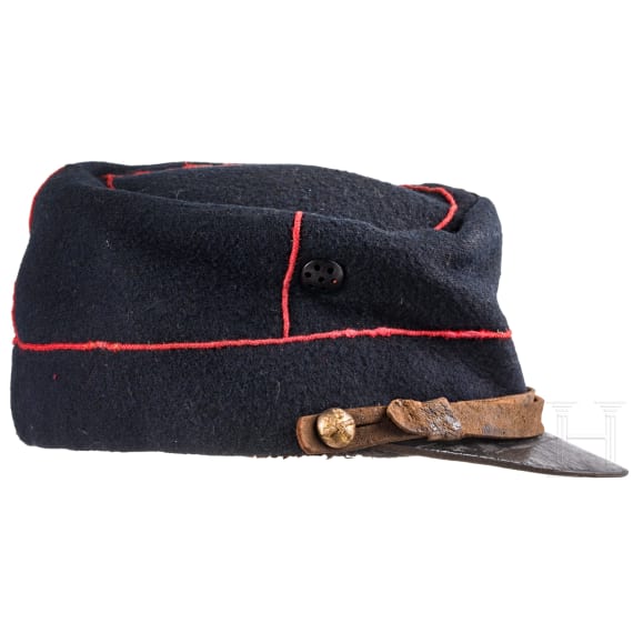 A South American cap for artillery men, second half of the 19th century
