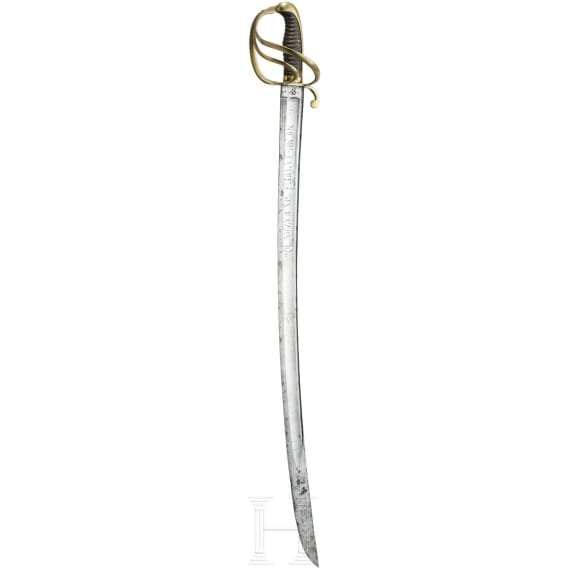 A European cavalry sabre, 1st half of 19th century