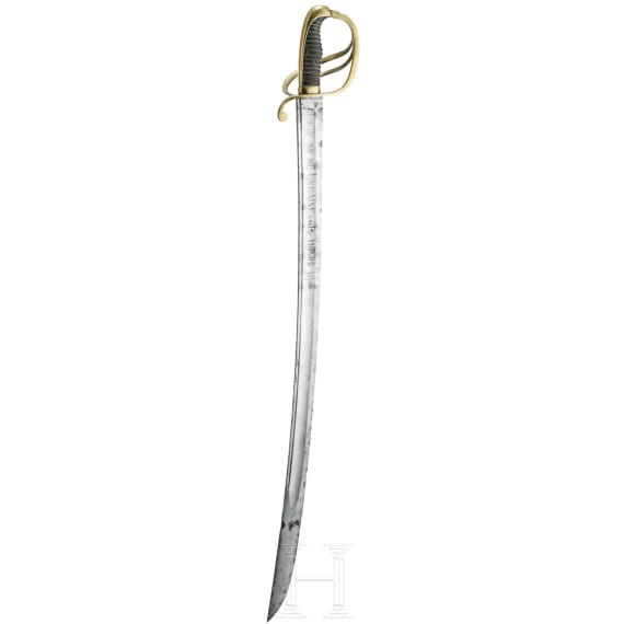 A European cavalry sabre, 1st half of 19th century