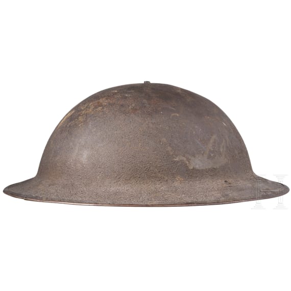 A steel helmet M 17 "Brodie" of a veteran of the 28th Infantry Division "Keystone"