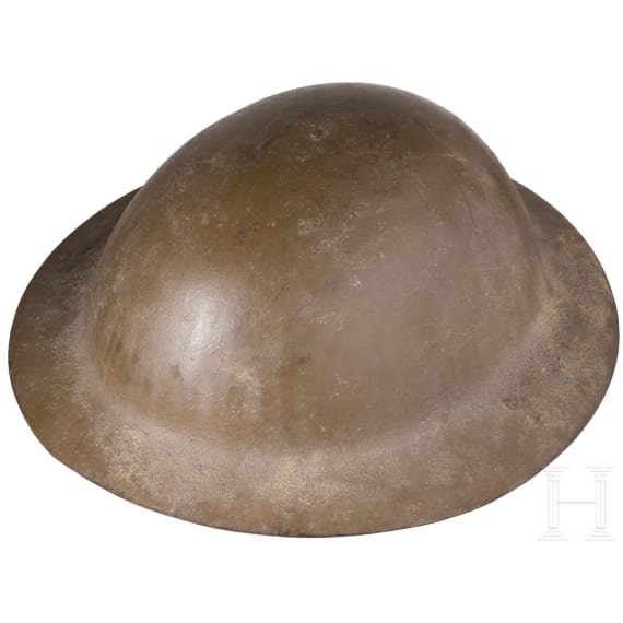 A steel helmet M 17 "Brodie" of a veteran of the 35th? Infantry Division