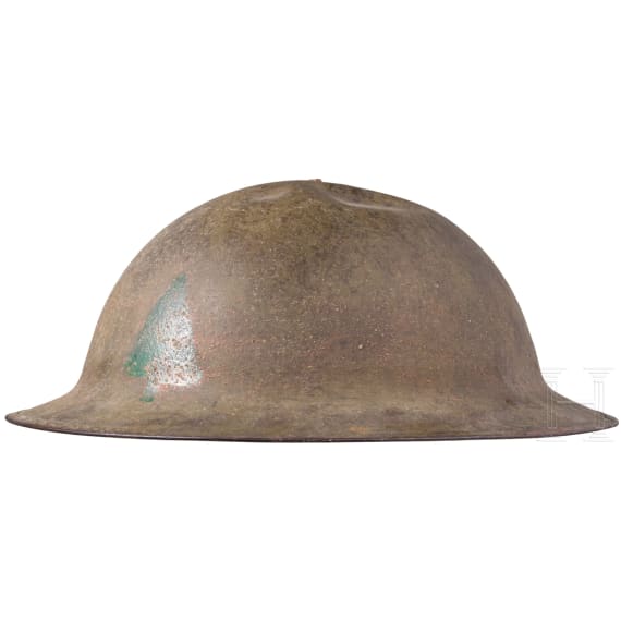 Stahlhelm M 17 &bdquo;Brodie" eines Veteranen der 91st Infantry Division &bdquo;Wild West Division"