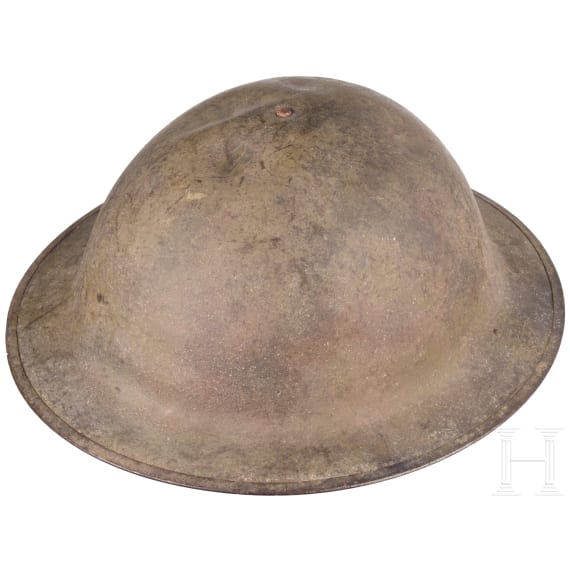 Stahlhelm M 17 &bdquo;Brodie" eines Veteranen der 91st Infantry Division &bdquo;Wild West Division"