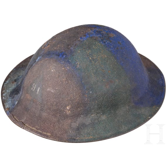 Stahlhelm M 17 &bdquo;Brodie" eines Veteranen der 91st Infantry Division &bdquo;Wild West Division"