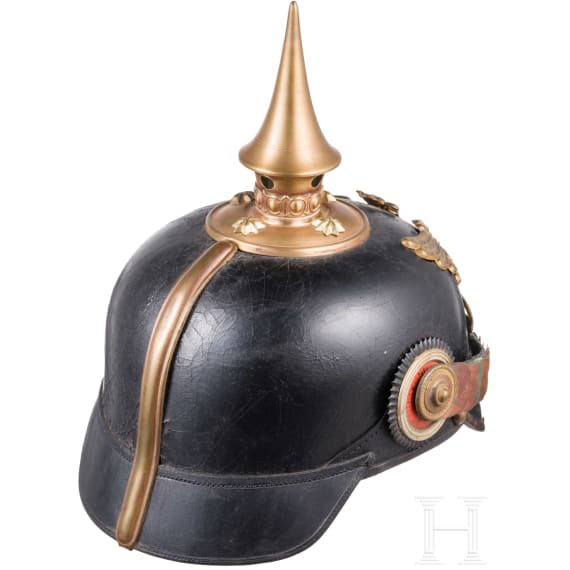 Helm f&uuml;r Offiziere der badischen Infanterie, um 1910