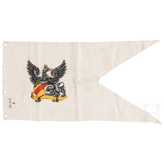 A lance flag for NCO's of Baden cavalry