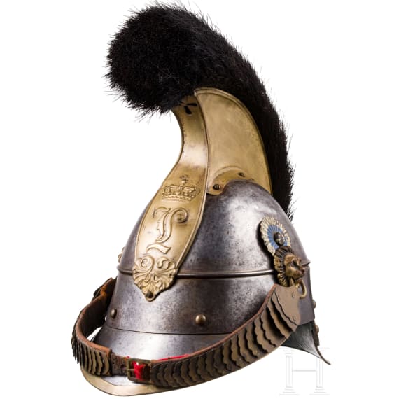 A helmet M 1842 for Bavarian cuirassier troopers