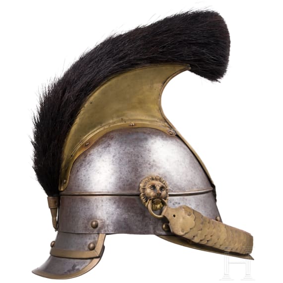 A helmet M 1842 for Bavarian cuirassier troopers
