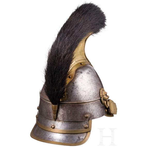 A helmet M 1842 for Bavarian cuirassier troopers