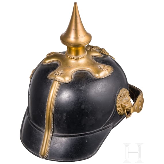 A helmet M 1878 for officers of the Schwere Reiter, before 1886