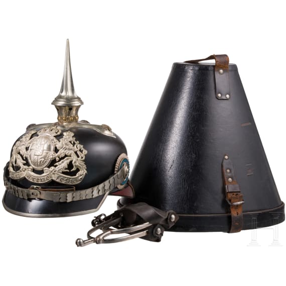 A Helmet M 1886 for officers in the Infantry Life Guard Regiment