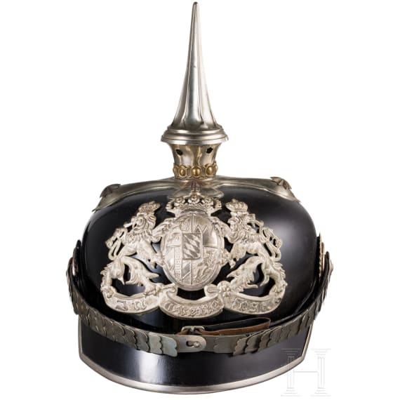 A Helmet M 1886 for officers in the Infantry Life Guard Regiment