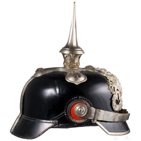 A Helmet M 1886 for officers in the Infantry Life Guard Regiment