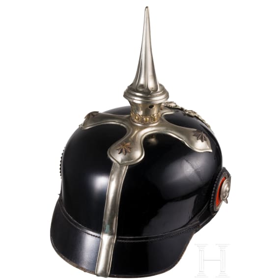 A Helmet M 1886 for officers in the Infantry Life Guard Regiment