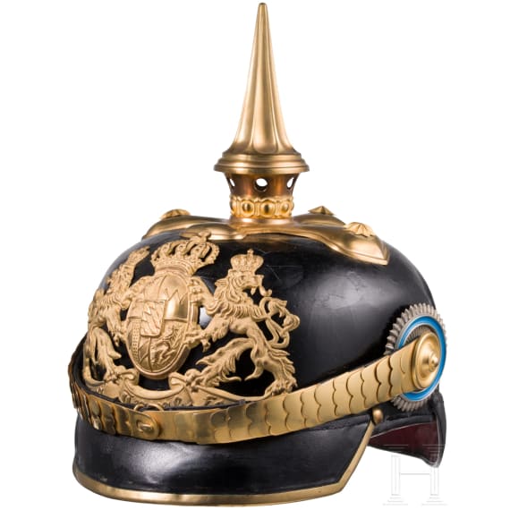 A helmet M 1886 or officers of the foot troops, circa 1900