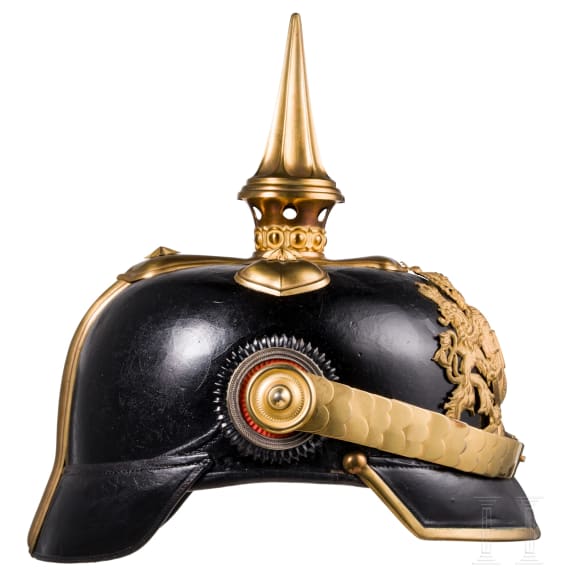 A helmet M 1886 or officers of the foot troops, circa 1900