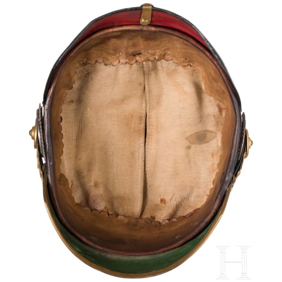 A helmet M 1886 or officers of the foot troops, circa 1900
