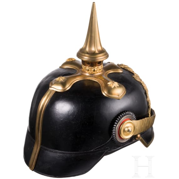 A helmet M 1886 or officers of the foot troops, circa 1900
