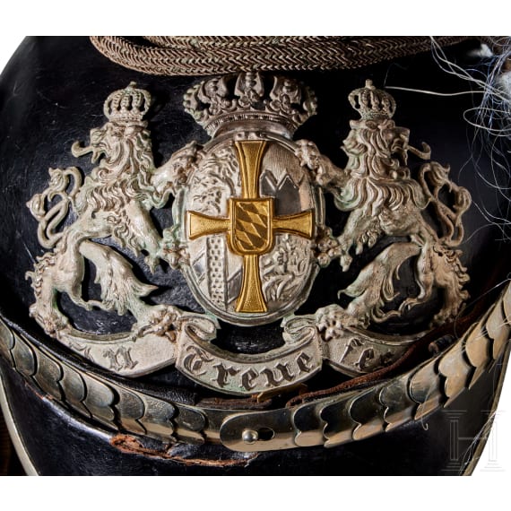 Tschapka f&uuml;r Reserveoffiziere im 2. K.B. Ulanen Regiment "K&ouml;nig"