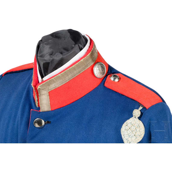 A uniform ensemble for a Wachtmeister in the Royal Bavarian 1st Heavy Cavalry Regiment &bdquo;Prince Karl of Bavaria", circa 1900