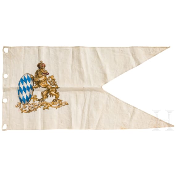 A lance flag for NCO's of the Bavarian calvalry, circa 1910