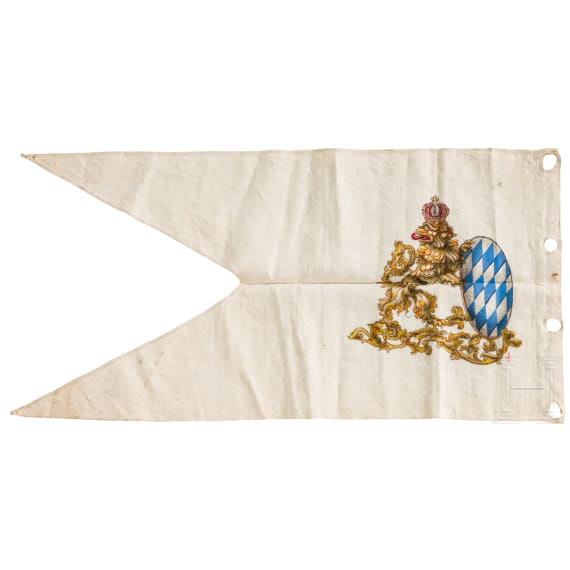 A lance flag for NCO's of the Bavarian calvalry, circa 1910
