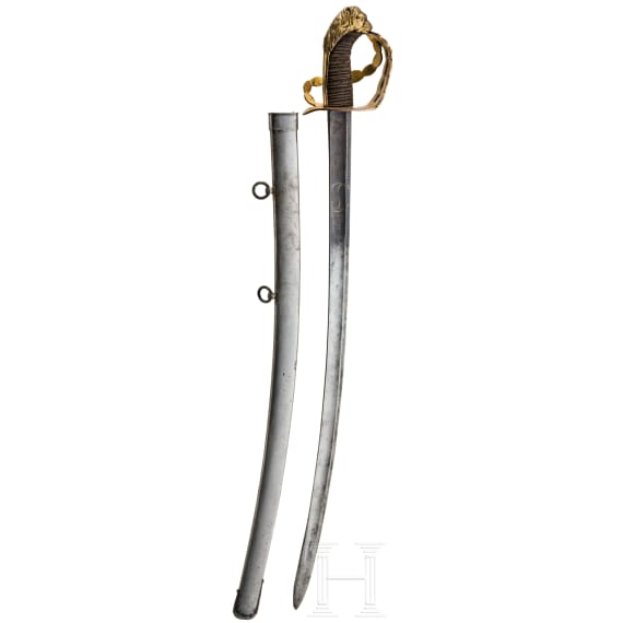 A large lion's head sabre for Bavarian officers, circa 1780&ndash;1810