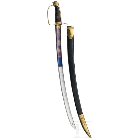 A sabre for officers of the Munich civic guard, circa 1800