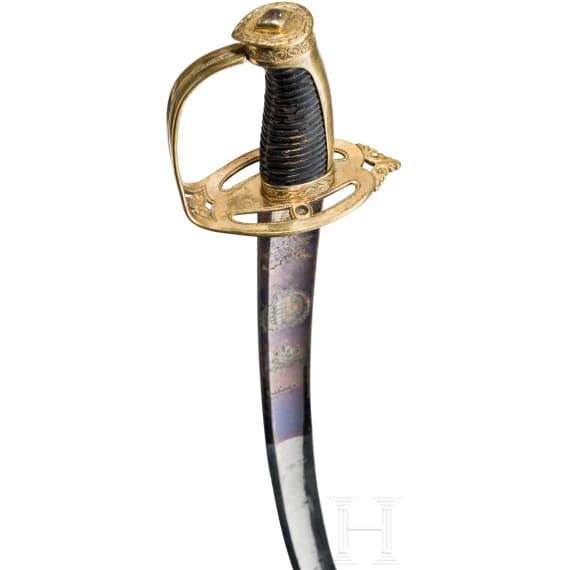 A sabre for officers of the Munich civic guard, circa 1800