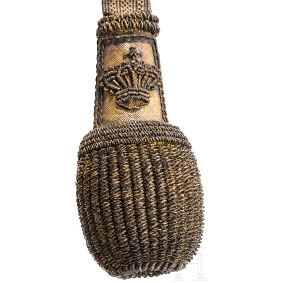 A sword for Bavarian officials from the reign of Maximilian II, with accessories
