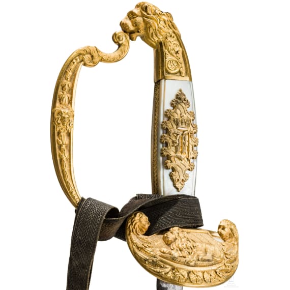 An official's sword from the reign of King Ludwig II (1864 - 1886)