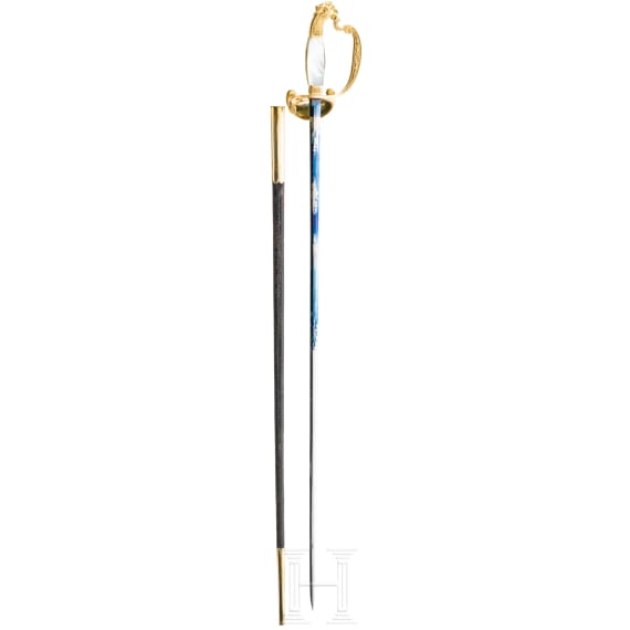 A sword for officials from the reign of King Ludwig II (1864&ndash;1886) by Stroblberger
