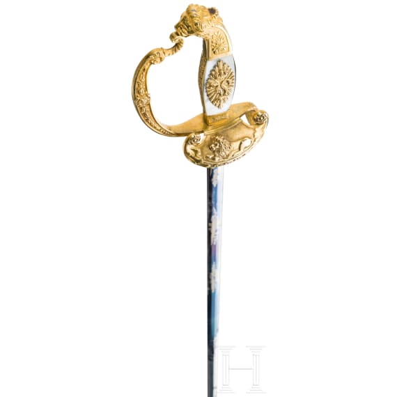 A sword for officials from the reign of King Ludwig II (1864&ndash;1886) by Stroblberger