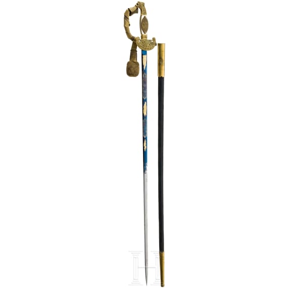 A sword for civil servants, reign of Prince Regent Luitpold (1886 - 1912)