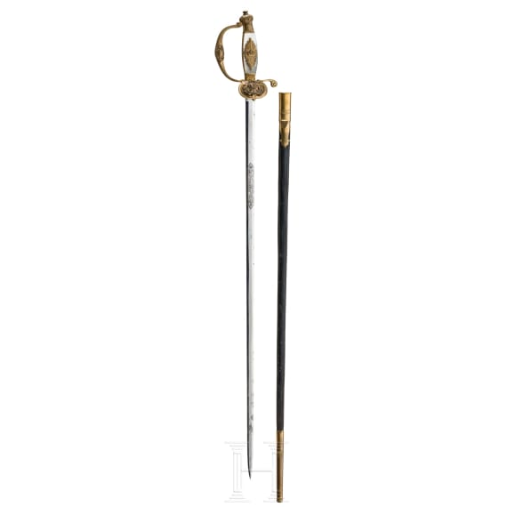 An official's sword from the time of the Prince Regent, 1886 - 1912