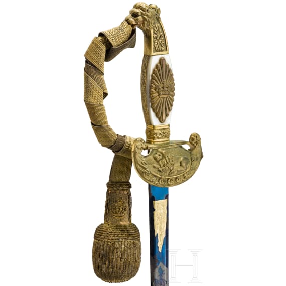 A sword for civil servants, reign of Prince Regent Luitpold (1886 - 1912)