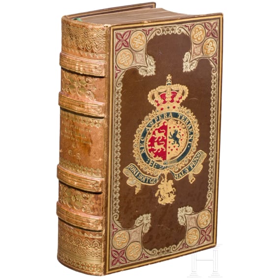 Wilhelm Herzog zu Braunschweig &ndash; a magnificent encyclopaedia volume with his exlibris, dated 1834