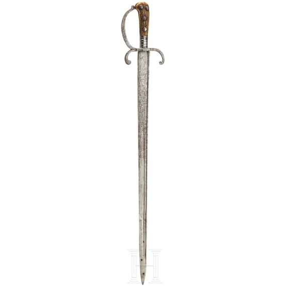 A German hunting sword, 2nd half of the 17th century