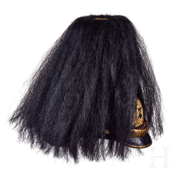 Helm f&uuml;r einen Offizier der hessischen Infanterie