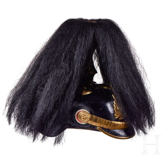 Helm f&uuml;r einen Offizier der hessischen Infanterie