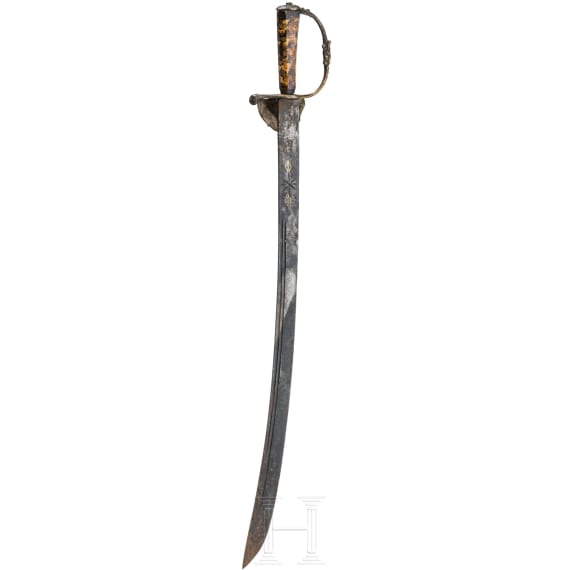 A small German hunting saber, mid-18th century